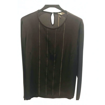 Pre-owned Peserico Silk Shirt In Black