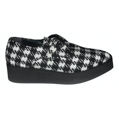 Pre-owned Mcq By Alexander Mcqueen Cloth Flats In Black