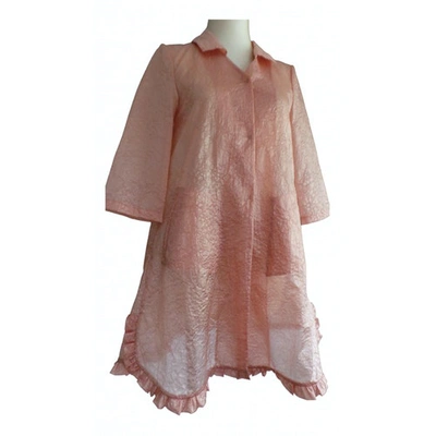 Pre-owned L'autre Chose Coat In Pink