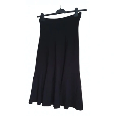 Pre-owned Armani Collezioni Black Skirt