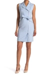 CALVIN KLEIN CROSS DYE MOTO DRESS,194414951147