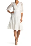 CALVIN KLEIN CHIFFON TIER PEASANT DRESS,194414469734