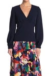Ba&sh Mwet Back Cutout Top In Blue