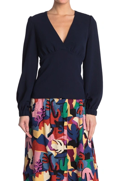 Ba&sh Mwet Back Cutout Top In Blue