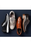 Cole Haan 2.zerogrand Wingtip In Gray /pinstripe/ White