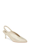 Amalfi By Rangoni Pinerolo Slingback Pump In Sand Leather