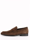 TOD'S SUEDE LOAFER BROWN