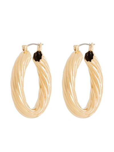 Laura Lombardi Gold-plated Giulia Hoop Earrings