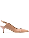 MALONE SOULIERS MARION LEATHER PUMPS