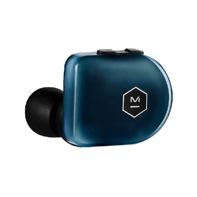 Master & Dynamic® ® Mw07 Plus Left Ear Bud - Steel Blue In Color<lsn_delimiter>
