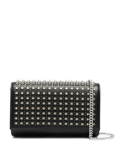 Christian Louboutin Black Stud-embellished Crossbody Bag