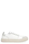 AMI ALEXANDRE MATTIUSSI LEATHER LOW-TOP SNEAKERS,H20S403852 150