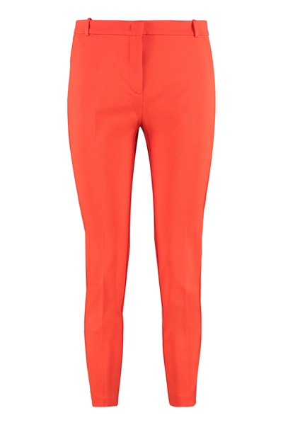 Pinko Bello Straight-leg Trousers In Red