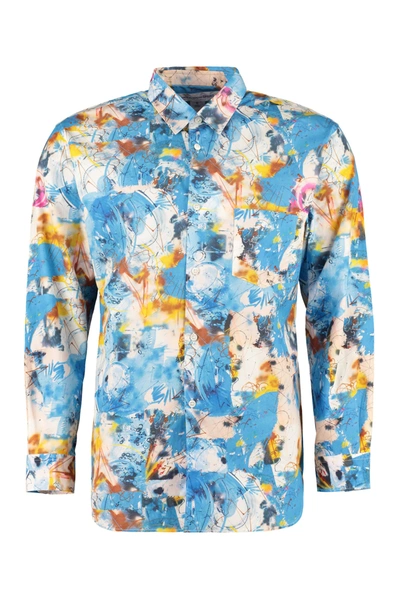Comme Des Garçons Shirt X Futura Shirt In Multicolor