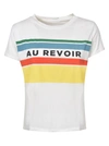 Mother Goodie Goodie Short-sleeve Boxy Cotton Tee In White