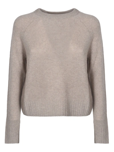 360 Jumper Plain Ribbed Jumper In Sesame