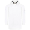 Moncler Ivory Dress For Girl With Logo In Ivory