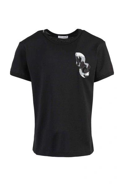 Dolce & Gabbana Kids' T-shirt In Nero