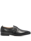 OFFICINE CREATIVE SIDE-BUCKLE MONK SHOES