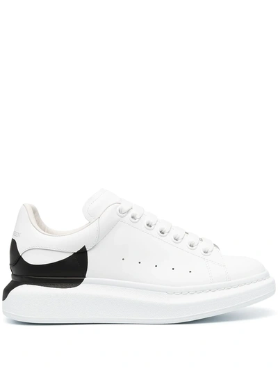 Alexander Mcqueen White & Black Oversized Sneakers In Weiss