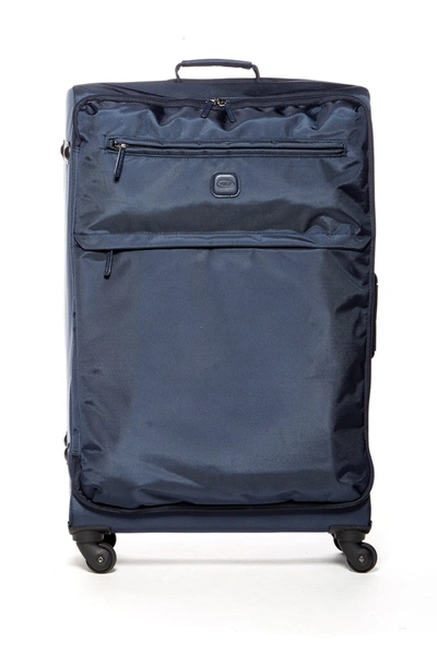 Bric's Luggage 30" Nylon Spinner With Frame Suitcase In Navy