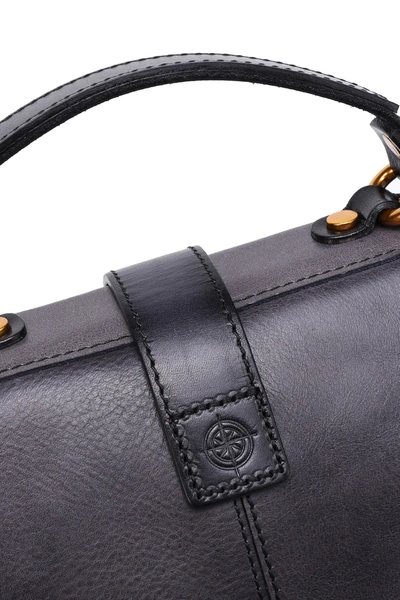 Old Trend Pamela Convertible Leather Backpack In Grey Ombre