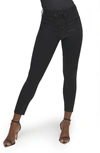 Good American Good Legs Slit Waistband Ankle Skinny Jeans In Black014