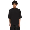 Jil Sander Dropped-sleeve Cotton-jersey T-shirt In 001 Black