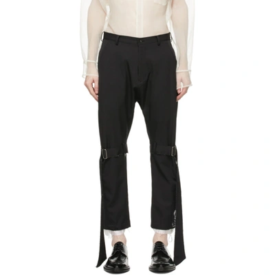 Sulvam Black Classic Bandage Trousers