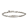 GUCCI SILVER GG MARMONT CHAIN BRACELET