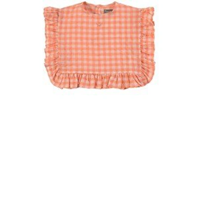 Tocoto Vintage Kids' Checkered Top Pink