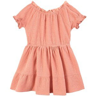 Tocoto Vintage Kids' Embroidered Dress Pink