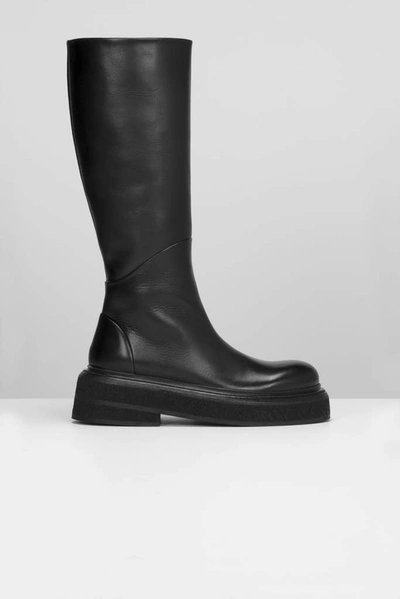 Marsèll Black Flat Zuccone Boots