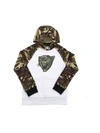 GIVENCHY CAMOUFLAGE PRINT SWEATSHIRT IN WHITE