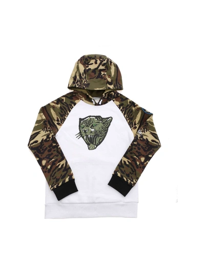 Givenchy Camouflage Print Sweatshirt In White