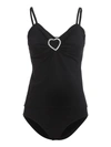 LOVE MOSCHINO CRYSTALS-HEART DETAILED BODY