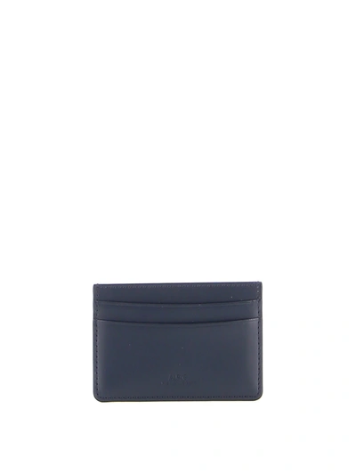 Apc Andre Card Holder In Blue