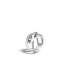 John Hardy Sterling Silver Asli Classic Chain Openwork Statement Ring In Multicolor