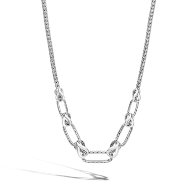 John Hardy Remix Bib Necklace In Silver