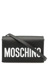 MOSCHINO LEATHER SHOULDERBAG,11737088