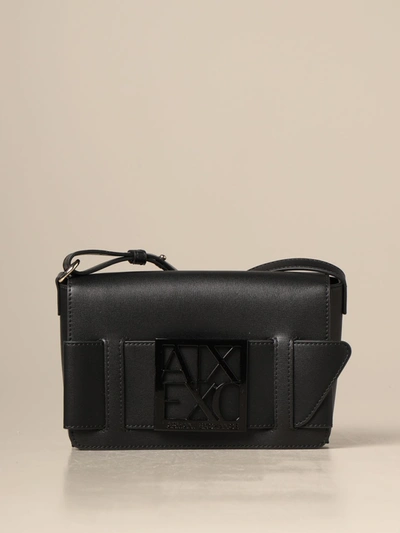 Armani Collezioni Armani Exchange Crossbody Bags Armani Exchange Shoulder Bag In Synthetic Leather In Black