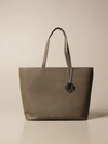 ARMANI COLLEZIONI ARMANI EXCHANGE TOTE BAGS ARMANI EXCHANGE SHOULDER BAG IN SYNTHETIC TEXTURED LEATHER,942426 CC723 14253