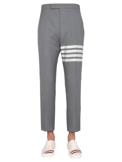 Thom Browne Classic Pants With Martingale In Grey