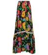 GUCCI X KEN SCOTT FLORAL MAXI SKIRT,P00534669