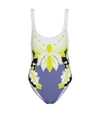 Valentino World Arazzo Print Swimsuit In Multicoloured