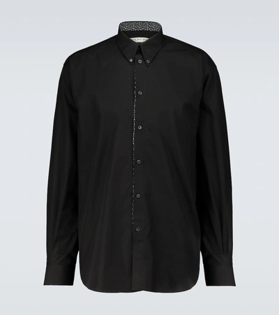Givenchy Layered Long-sleeve Shirt In Black