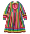 GUCCI STRIPED LINEN DRESS,P00535649