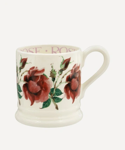 Emma Bridgewater Flowers Red Rose Half-pint Mug