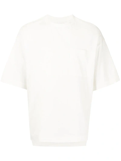 Miharayasuhiro Rear Logo Print T-shirt In White