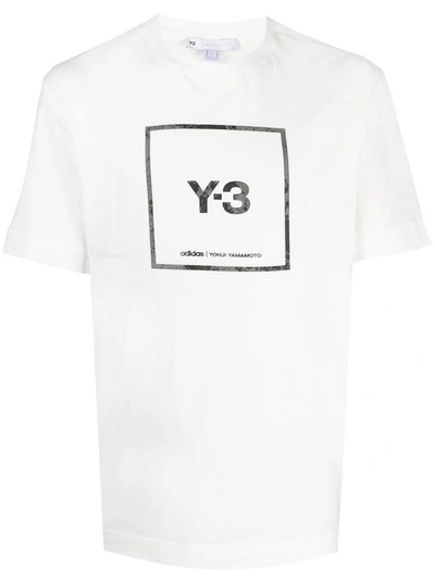 Adidas Y-3 Yohji Yamamoto Men's Gv6061 White Cotton T-shirt